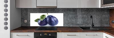 Crédence en verre cuisine Prunes