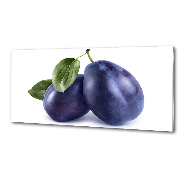 Crédence en verre cuisine Prunes