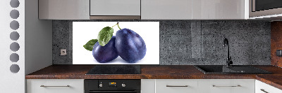 Crédence en verre cuisine Prunes