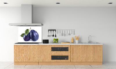 Crédence en verre cuisine Prunes
