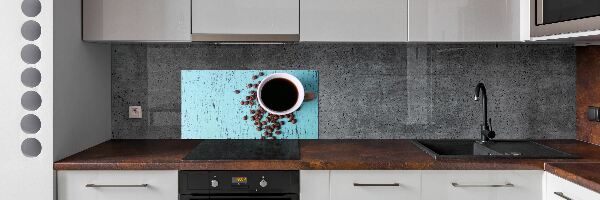 Crédence cuisine en verre Café noir