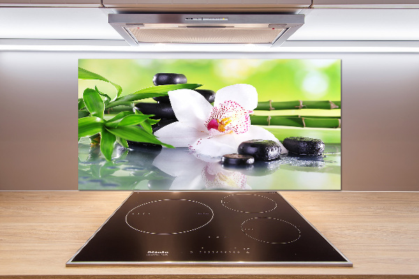Crédence cuisine en verre Orchidée