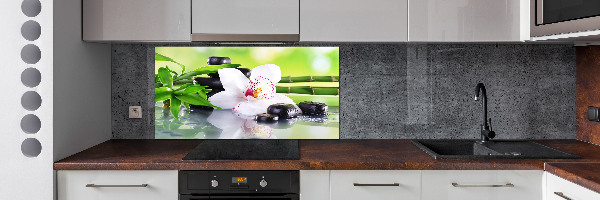 Crédence cuisine en verre Orchidée