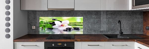 Crédence cuisine en verre Orchidée