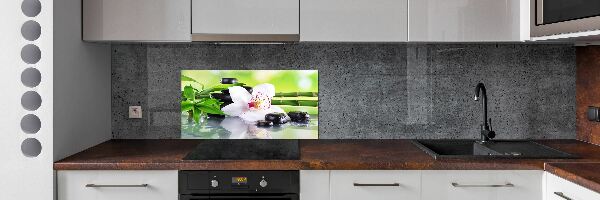 Crédence cuisine en verre Orchidée