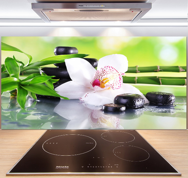 Crédence cuisine en verre Orchidée