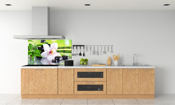 Crédence cuisine en verre Orchidée