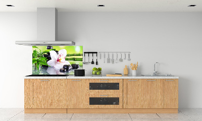 Crédence cuisine en verre Orchidée