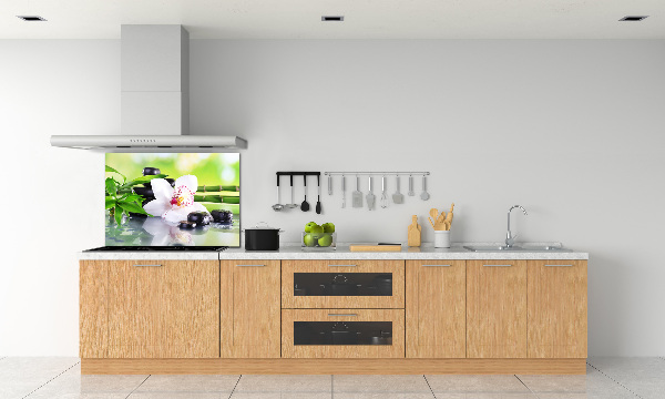 Crédence cuisine en verre Orchidée