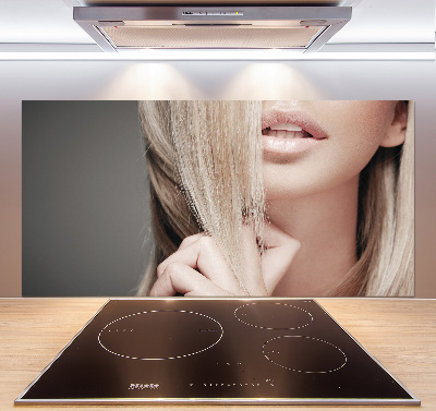 Panneau crédence cuisine Belle blonde
