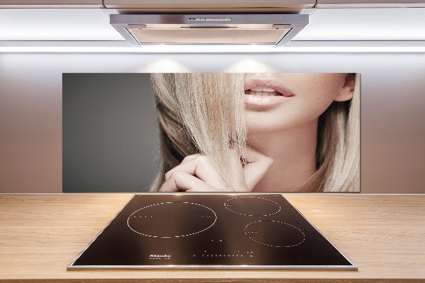 Panneau crédence cuisine Belle blonde