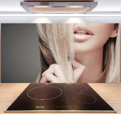 Panneau crédence cuisine Belle blonde