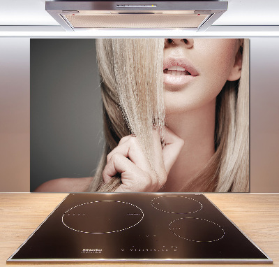 Panneau crédence cuisine Belle blonde