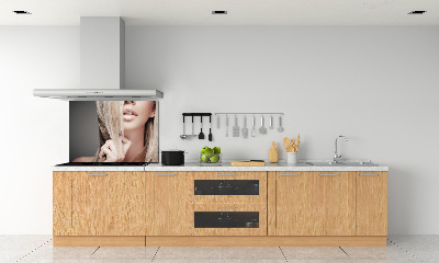 Panneau crédence cuisine Belle blonde