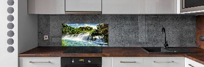 Crédence cuisine en verre trempé Chute d'eau de Krka