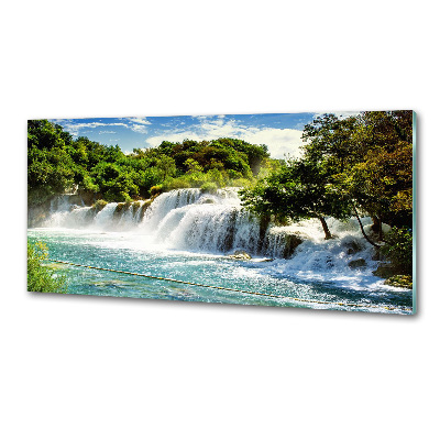 Crédence cuisine en verre trempé Chute d'eau de Krka