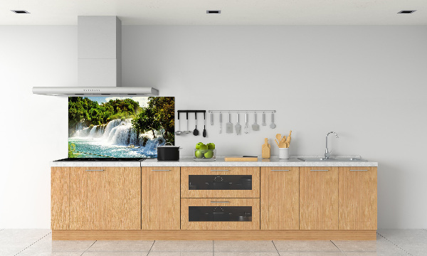 Crédence cuisine en verre trempé Chute d'eau de Krka