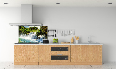 Crédence cuisine en verre trempé Chute d'eau de Krka
