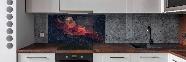 Crédence en verre avec motif Fond abstrait