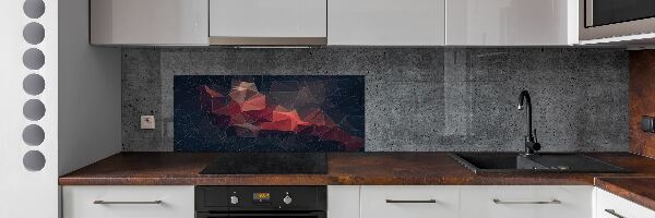Crédence en verre avec motif Fond abstrait