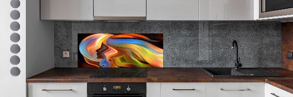 Panneaux muraux cuisine Abstraction