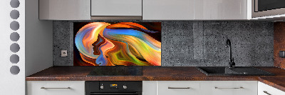 Panneaux muraux cuisine Abstraction