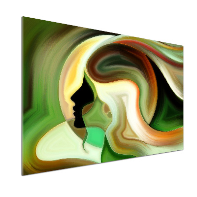 Crédence en verre trempé Abstraction