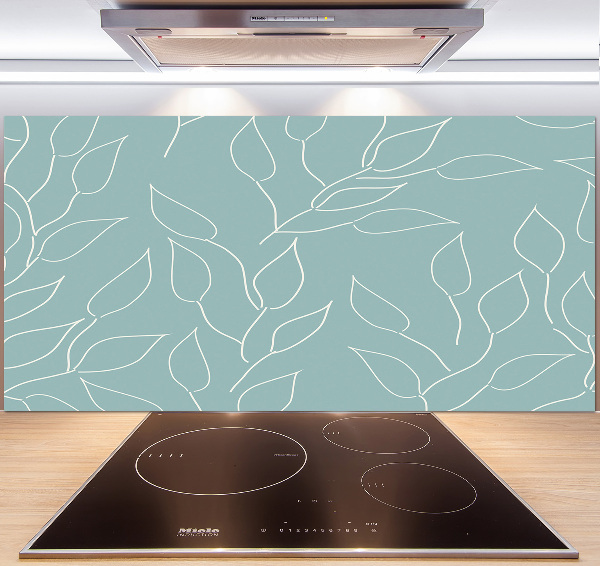 Panneau pour cuisine Motif de feuilles