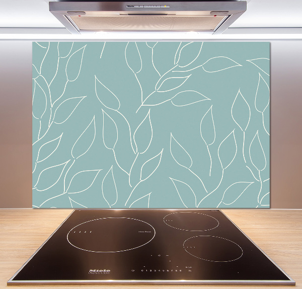 Panneau pour cuisine Motif de feuilles