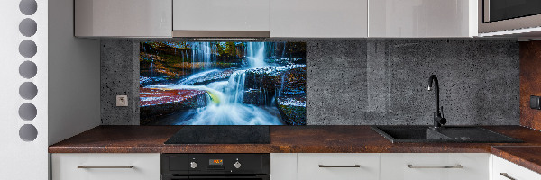 Panneaux muraux cuisine Chute d'eau tropicale