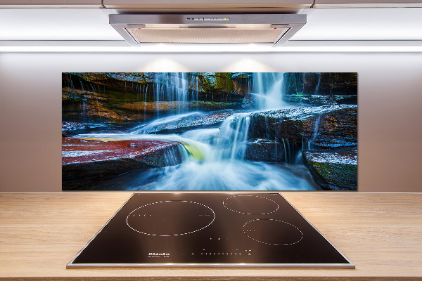 Panneaux muraux cuisine Chute d'eau tropicale