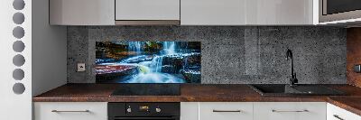 Panneaux muraux cuisine Chute d'eau tropicale