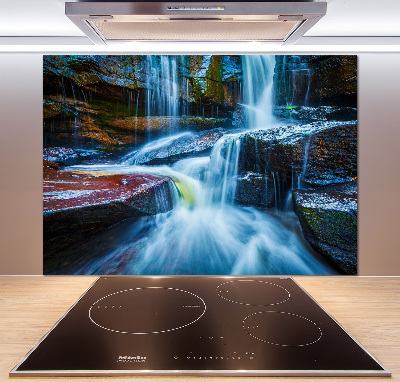 Panneaux muraux cuisine Chute d'eau tropicale