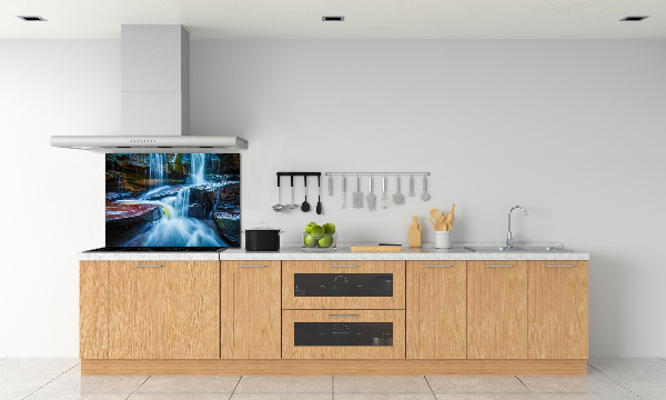 Panneaux muraux cuisine Chute d'eau tropicale