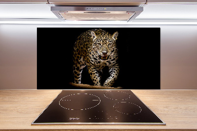 Crédence en verre avec motif Jaguar