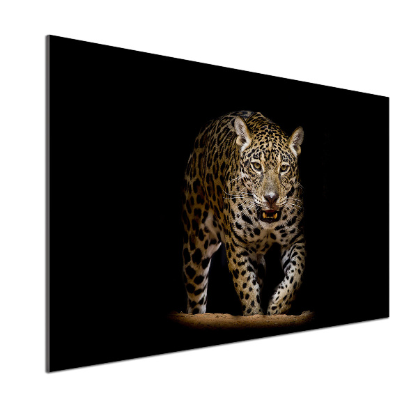 Crédence en verre avec motif Jaguar