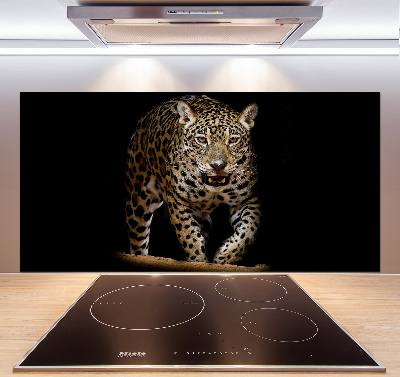 Crédence en verre avec motif Jaguar