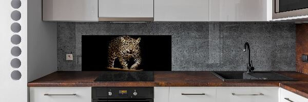 Crédence en verre avec motif Jaguar