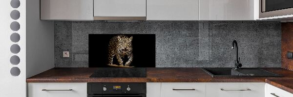 Crédence en verre avec motif Jaguar