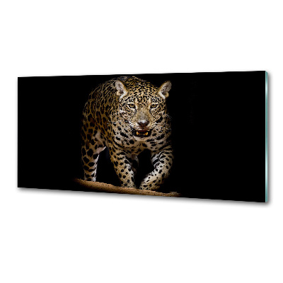 Crédence en verre avec motif Jaguar