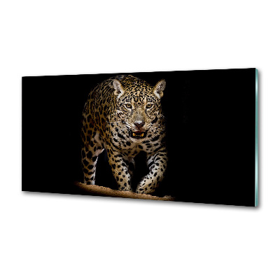 Crédence en verre avec motif Jaguar