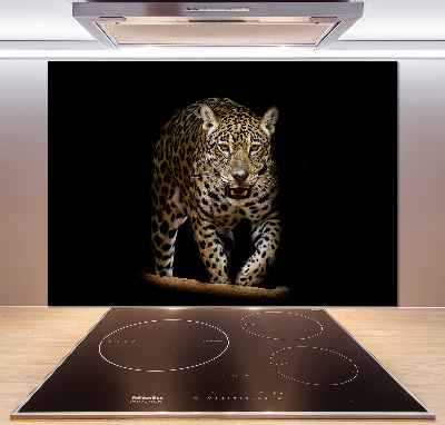 Crédence en verre avec motif Jaguar