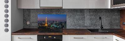 Crédence en verre avec motif Tour de Tokyo