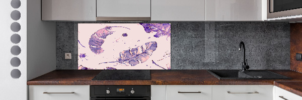 Panneau pour cuisine Plumes