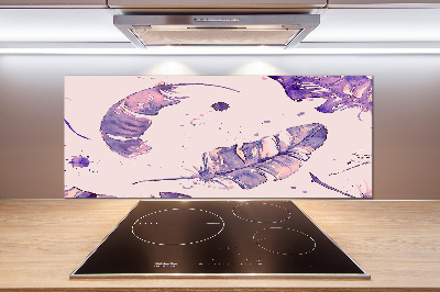 Panneau pour cuisine Plumes