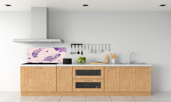 Panneau pour cuisine Plumes