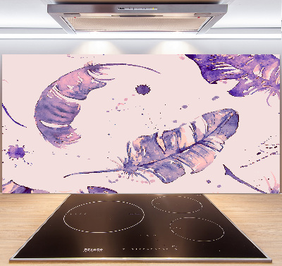 Panneau pour cuisine Plumes