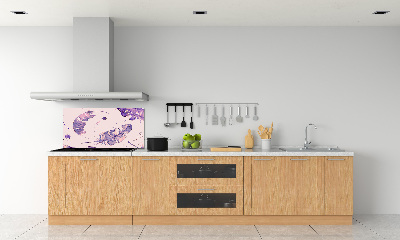 Panneau pour cuisine Plumes