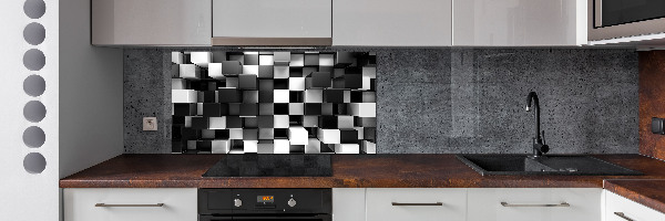 Panneaux muraux cuisine Abstraction du cube