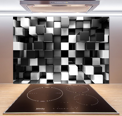Panneaux muraux cuisine Abstraction du cube